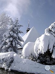 Schellerhauer Kirche im Winter